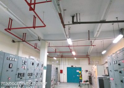 Wani Prima Engineering project in Fire Suppression System PT. Indocement Citeurep